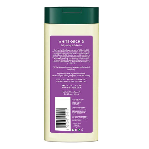 Biotique White Orchid Brightening Body Lotion For Extra Brightening & Radiance