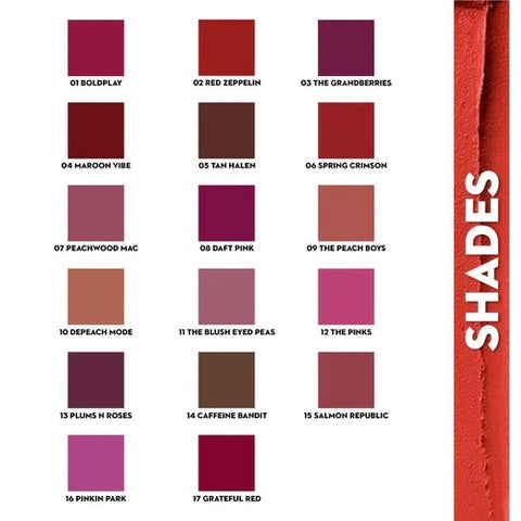 Sugar Matte Attack Transferproof Lipstick - 13 Plums N Roses (Deep Reddish Plum)