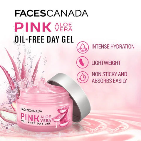 Faces Canada Pink Aloe Vera Oil-Free Day Gel