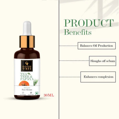 Good Vibes Tea Tree & Papaya Oil Control Serum