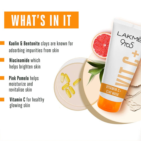 Lakmé 9to5 Vitamin C Clay Mask