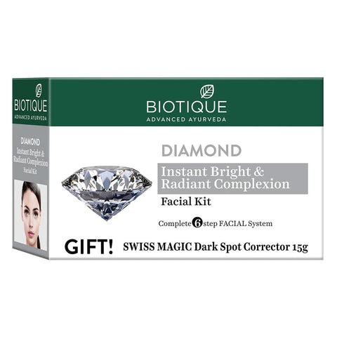 Biotique Diamond Instant Bright & Radiant Complexion Facial Kit