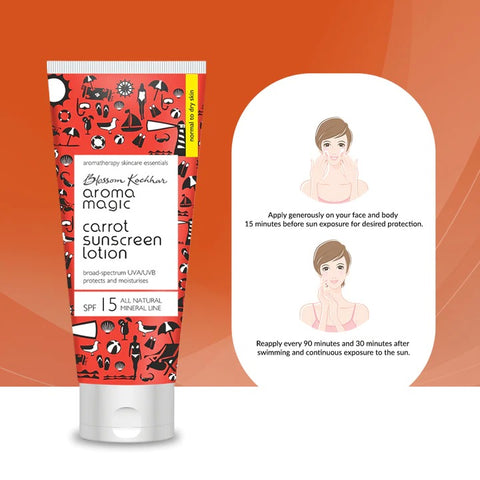 Aroma Magic Carrot Sunscreen Lotion SPF 15