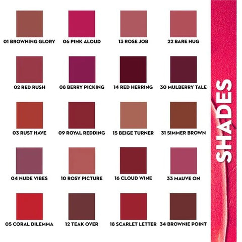 Sugar Nothing Else Matter Longwear Lipstick - 09 Royal Redding (Dark Red)