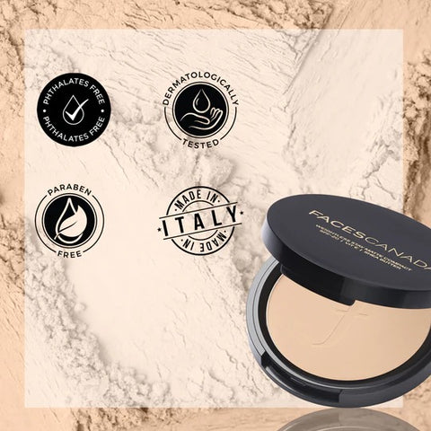 Faces Canada Weightless Stay Matte Compact SPF20 Vitamin E & Shea Butter