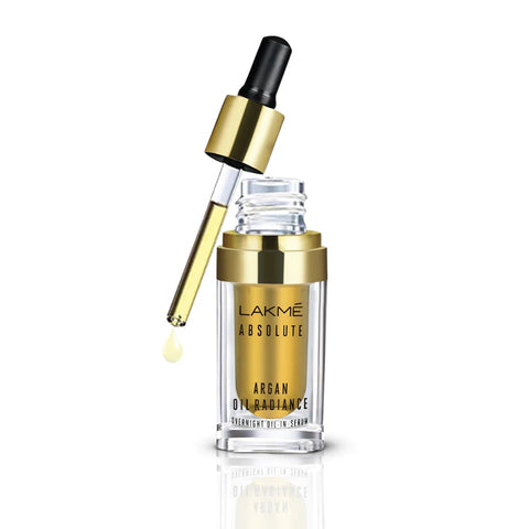 Lakmé Absolute Argan Oil Radiance Overnight Oil-in-Serum