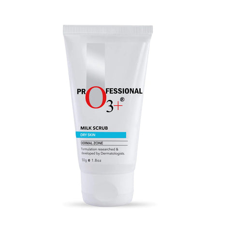 O3+ Milk Scrub Enriched with Macadamia Nuts Extracts for Clean & Bright Complexion