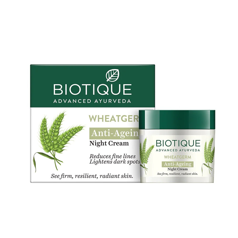 Biotique Wheatgerm Anti-Ageing Night Cream