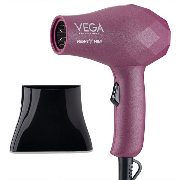 Vega Professional Mighty Mini 1000W Hair Dryer- Burgundy - VPVHD-06