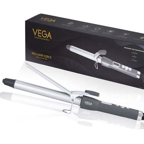 Vega Professional Pro Cera Curls 25mm Barrel Hair Curler - VPMCT-04