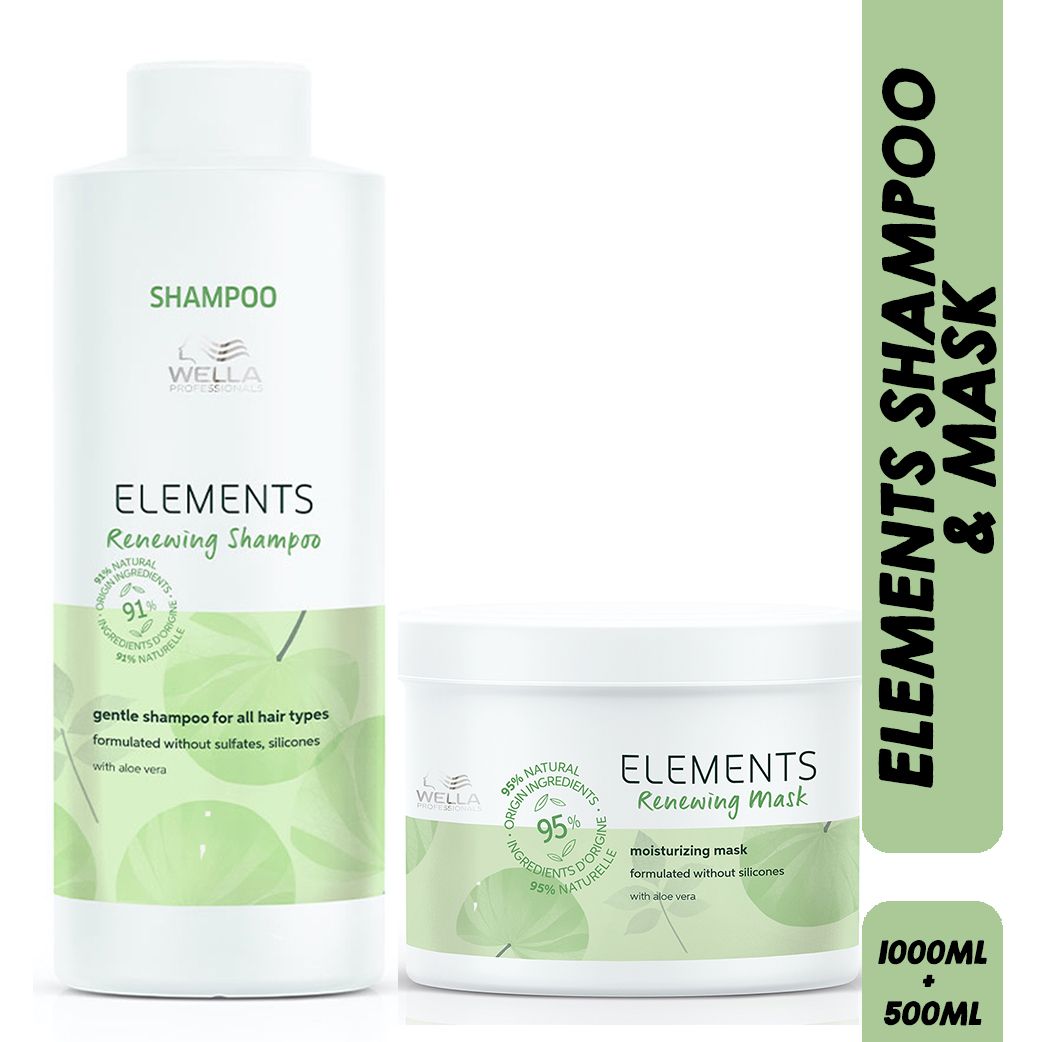 Wella Professionals Elements Renewing Shampoo & Mask - Combo